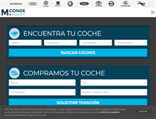 Tablet Screenshot of mcondeocasion.com